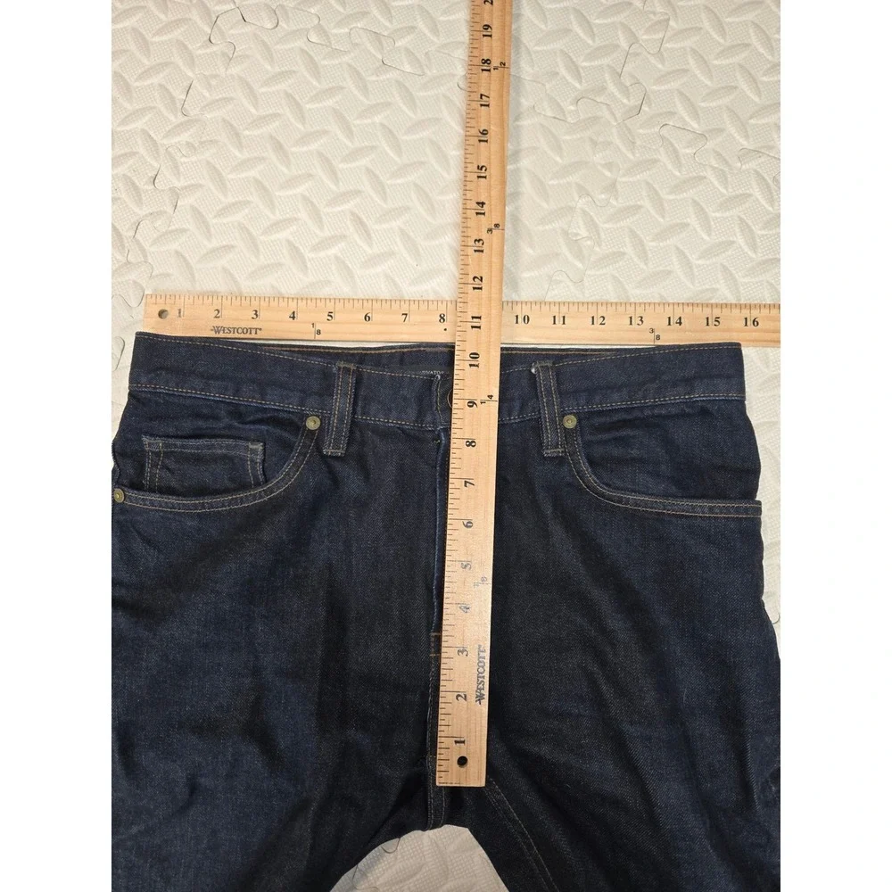 John Varvatos Star USA Mens Dark Wash Straight Leg Denim Jeans Blue 30RG